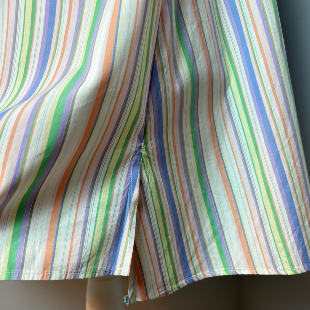 Striped Multicolor Mini Dress - Picture 8 of 12